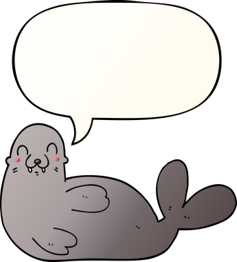 bir insan tarafından çizilmiş düzgün eğimli konuşma baloncuklu karikatür mührü