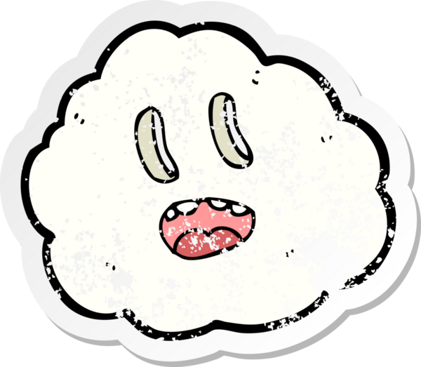 Bir insan tarafından çizilmiş ürkütücü bir karikatürün gerilimli yapıştırması.