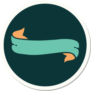 Bir insan tarafından çizilmiş geleneksel bir dövme etiketi.