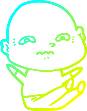 Bir insan tarafından çizilmiş, karikatür çizimi.