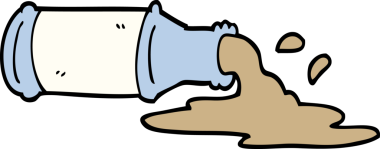 El çizimi çizgi film. Bir insan tarafından çizilmiş bira.