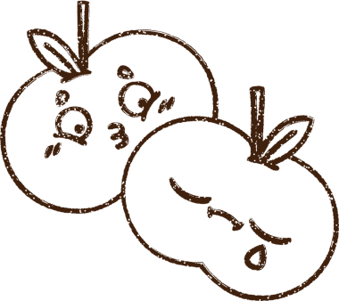 Elma Kömürü Bir insan tarafından çizilmiş