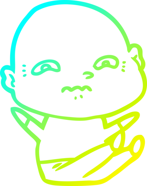 Bir insan tarafından çizilmiş, karikatür çizimi.