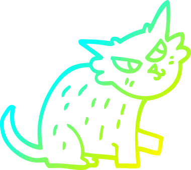 Bir insan tarafından çizilmiş bir zencefilli çizgi çizgi.