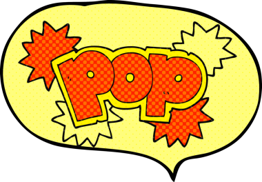 Bir insan tarafından çizilmiş serbest çizilmiş çizgi roman konuşma balonu pop patlama sembolü