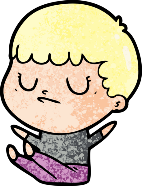 Bir insan tarafından çizilmiş huysuz çocuk çizgi filmi.