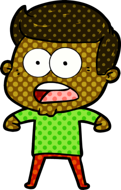 Bir insan tarafından çizilmiş bir karikatür.