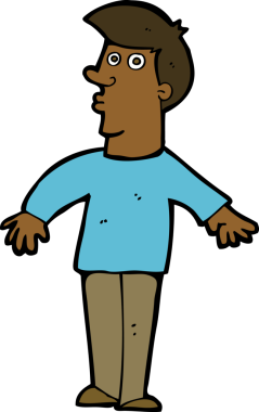 Bir insan tarafından çizilen karikatür adamı şaşırttı