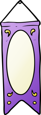 Bir insan tarafından çizilmiş karikatür kraliyet afişi.