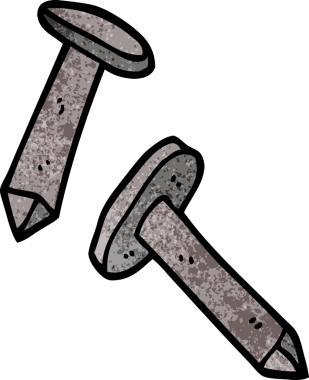 Bir insan tarafından çizilmiş karalama tırnakları.