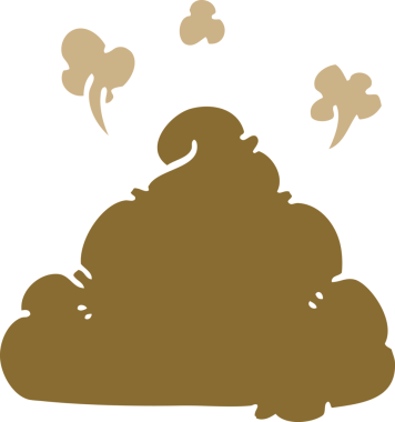 Bir insan tarafından çizilmiş karikatür kakası.