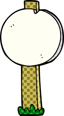 Bir insan tarafından çizilmiş çizgi film çizimi.