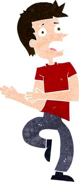 Çizgi film bir insan tarafından çizilen adamı strese sokuyor.