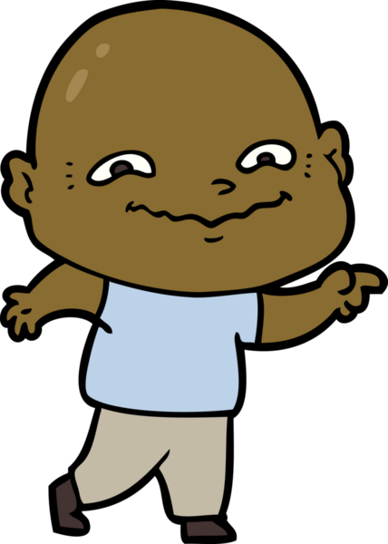 Bir insan tarafından çizilmiş ürkütücü bir çizgi film.