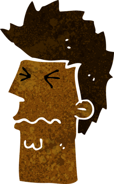 Bir insan tarafından çizilmiş bir karikatür.