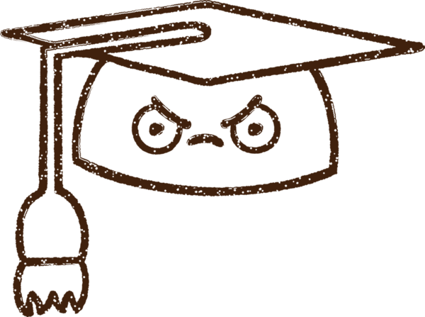 Mezuniyet Kapağı Kömür Çizimi Bir insan tarafından çizildi