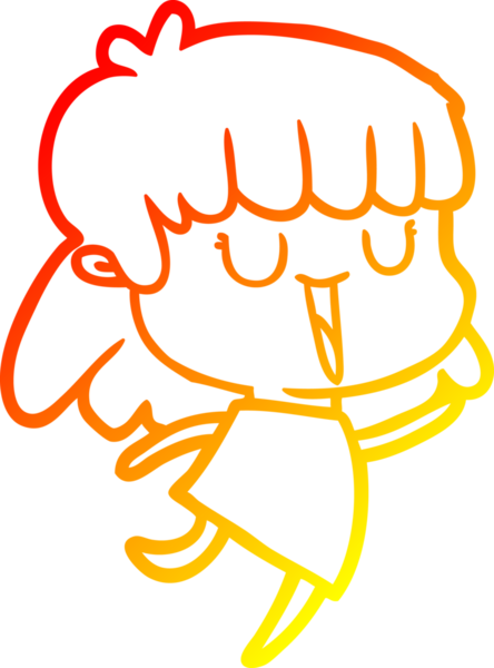 Bir insan tarafından çizilmiş bir karikatür kadın çizimi