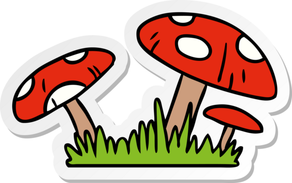 Bir insan tarafından çizilmiş bir kurbağa taburesinin el çizimi karikatürü.