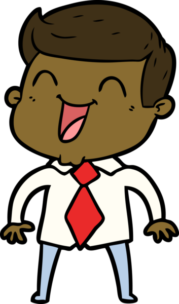 Bir insan tarafından çizilmiş gülen çizgi film adamı.