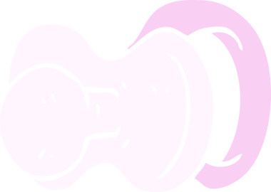 bir insan tarafından çizilmiş emziğin düz renk çizimi