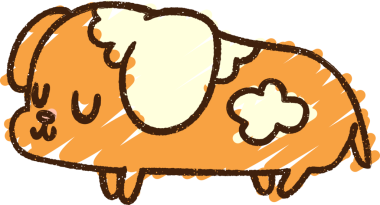 Bir insan tarafından çizilen Küçük Köpek Tebeşiri