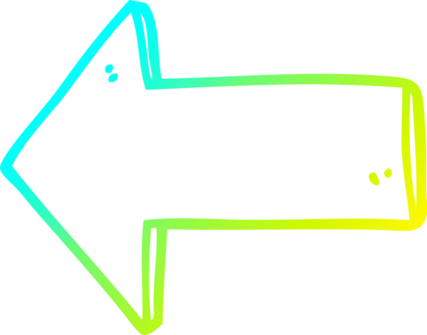 Bir insan tarafından çizilen çizgi film okunun soğuk gradyan çizimi