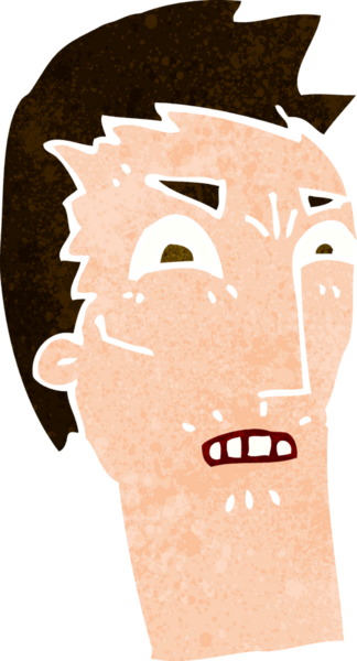 Bir insan tarafından çizilmiş el çizimi karikatür