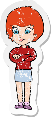 Bir insan tarafından çizilmiş gururlu bir karikatürün gerilimli yapıştırması.