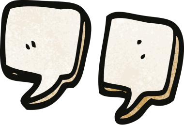 bir insan tarafından çizilmiş karalama tırnak işaretleri