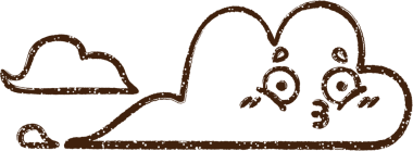 Bir insan tarafından çizilen Bulutlar Kömür Çizimi