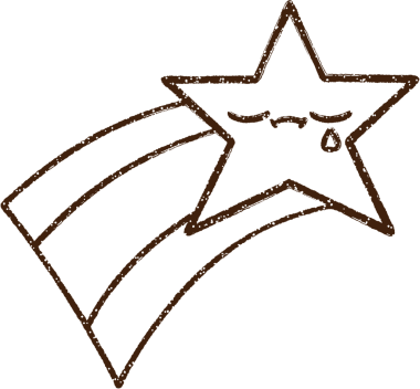 Üzücü Gökkuşağı Yıldızı Kömürü Bir insan tarafından çizilmiş