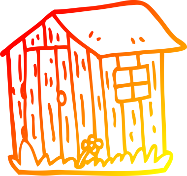 Bir insan tarafından çizilmiş ahşap bir karikatür çizimi.