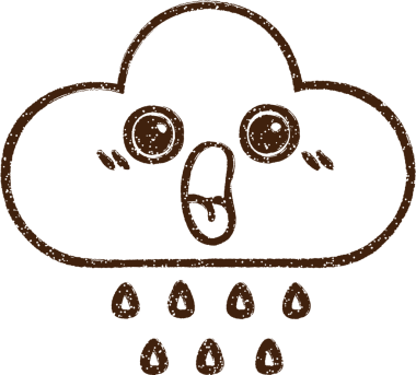 Bir insan tarafından çizilmiş Yağmur Bulutu Kömürü Çizimi