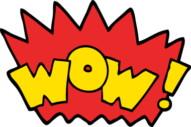 El çizimi karalama tarzı karikatür. Vay canına, bir insan tarafından çizilmiş.