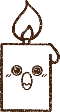 Mum Kömürü Bir insan tarafından çizilmiş