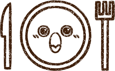 Bir insan tarafından çizilmiş yemek tabağı kömürü.