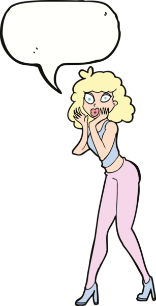 Bir insan tarafından çizilmiş konuşma balonlu bir karikatür.