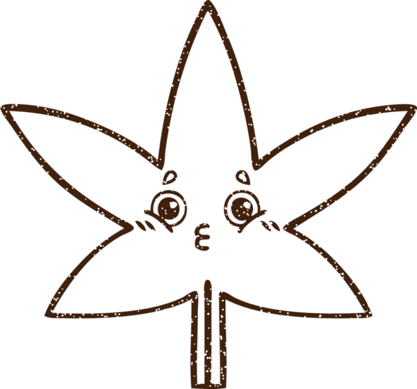 Yaprak Kömürü Bir insan tarafından çizilmiş