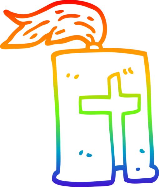 Gökkuşağı gradyan çizgi çizimi bir insan tarafından çizilmiş bir karikatür şövalye kaskı