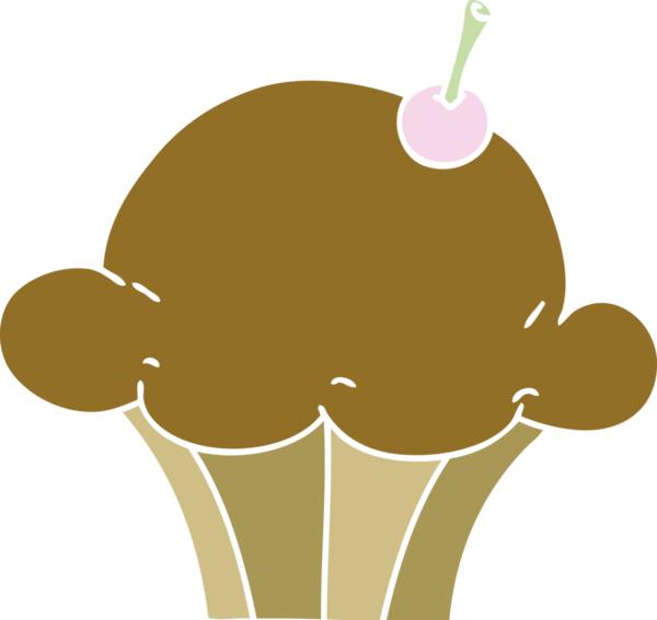 Bir insan tarafından çizilmiş garip bir çizgi film keki.