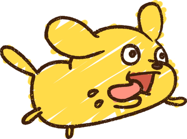 Bir insan tarafından çizilen Mutlu Köpek Tebeşiri