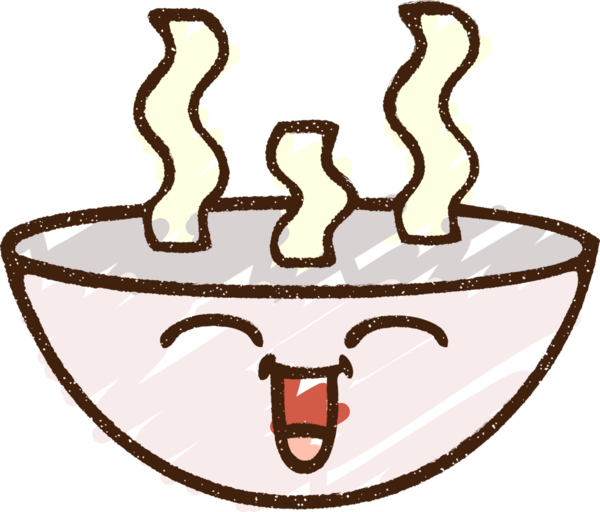 Bir insan tarafından çizilen Sıcak Yemek Tebeşiri