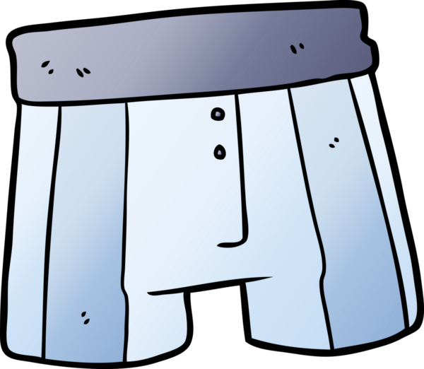 Bir insan tarafından çizilmiş boksör şortu.