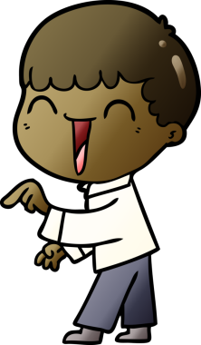 Bir insan tarafından çizilmiş mutlu bir adam.