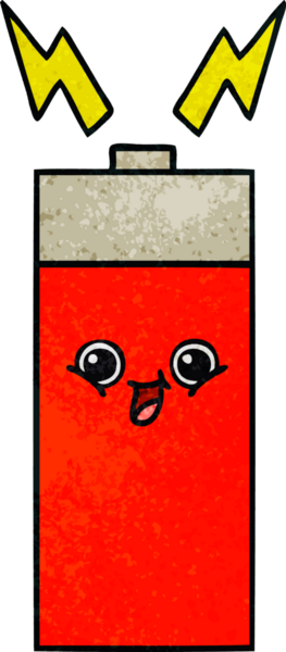 Bir insanın çizdiği pilin retro grunge desen karikatürü