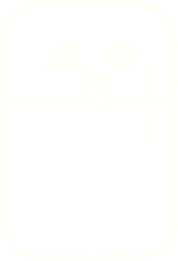 Bir insan tarafından çizilen Retro Buzdolabı Tebeşiri