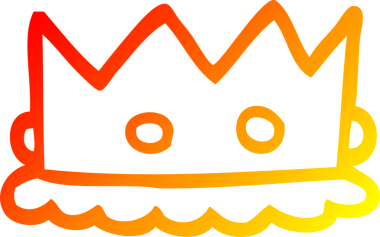 Bir insan tarafından çizilmiş gümüş renkli bir karikatür çizimi.