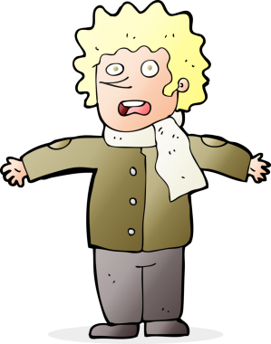 Bir insan tarafından çizilen karikatür adamı şaşırttı