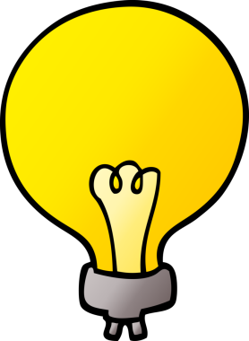 Bir insan tarafından çizilmiş karalama lambası.