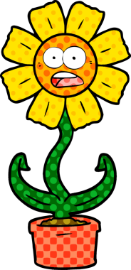 Bir insan tarafından çizilmiş karikatür.